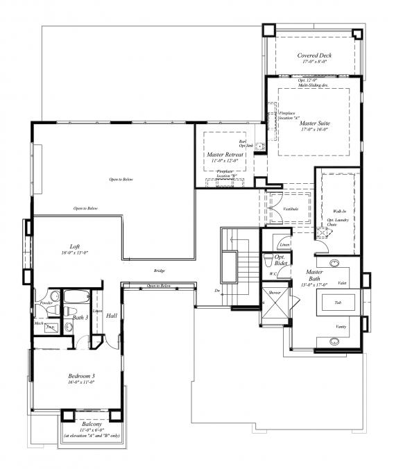 Second Level Floor Plan