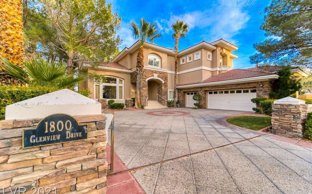 1800 Glenview Drive, Las Vegas, NV 89134 in Country Club Hills in The Hills